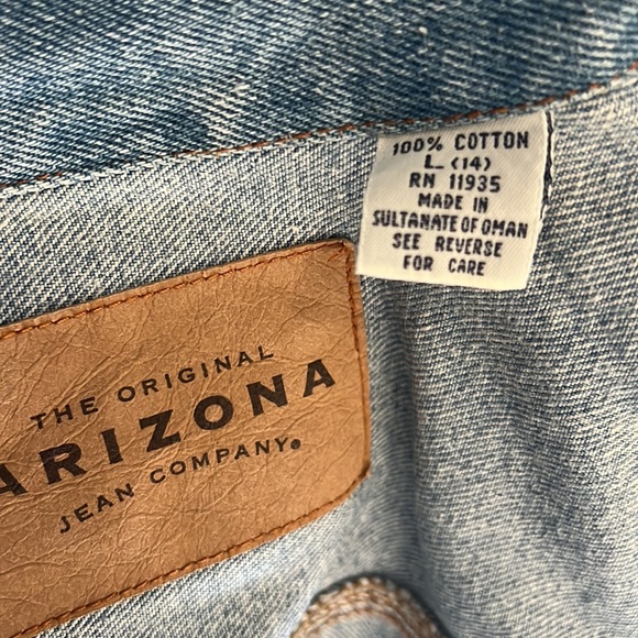 Arizona Jean Company Denim Jacket. Youth Large. - Picture 4 of 6